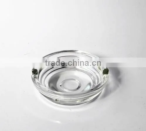 Wholesale Clear Small Round Glass Ashtray for Cigarette photo-2