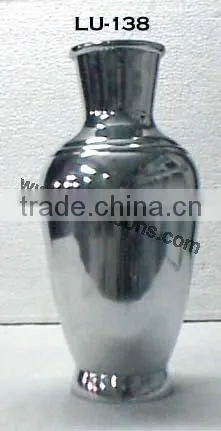 Small Wedding Table Metal Vase / Unique Wedding Table Vases photo-6