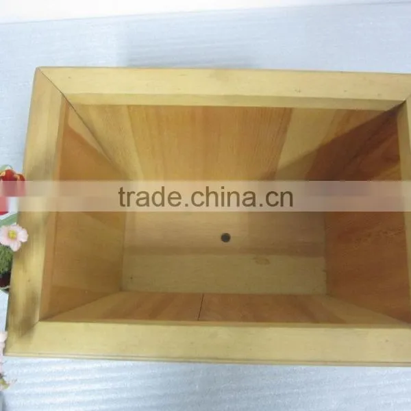 Decorative Wooden Flower Pot