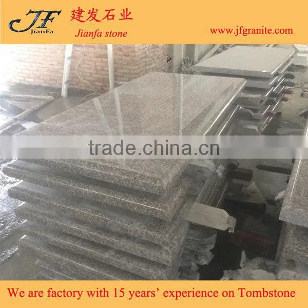 Chinese G664 Cheap Brown Stone Bainbrook Brown Tombstone Headstone Monuments photo-3