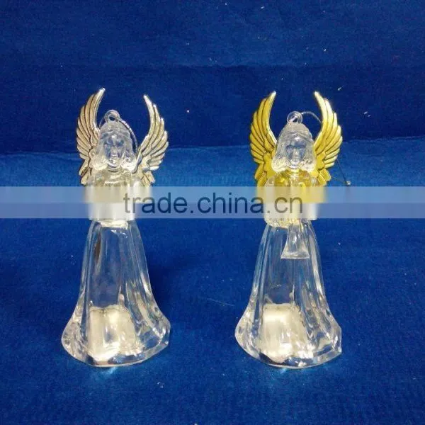 Dongguan Acrylic LED RBG Light Hanging Small Angel Figurines Ornament photo-3