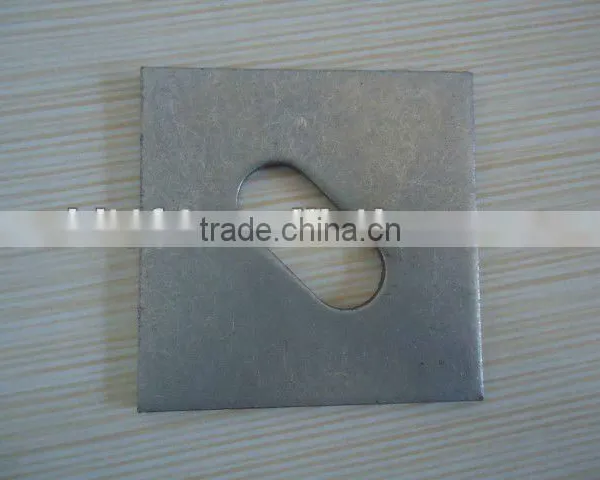 2"*2"*1/4"&3x3x1/4" Square/round/slooted Hole Washer on Sale photo-5