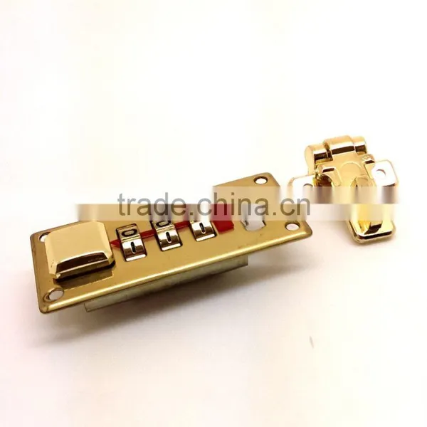 Combination Number Lock With Hasp for Pilot Case, Combination Lock With Push Buttom for Suitcase, Right Hand photo-5