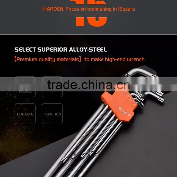 9 Pcs Long Torx Key Wrench photo-3