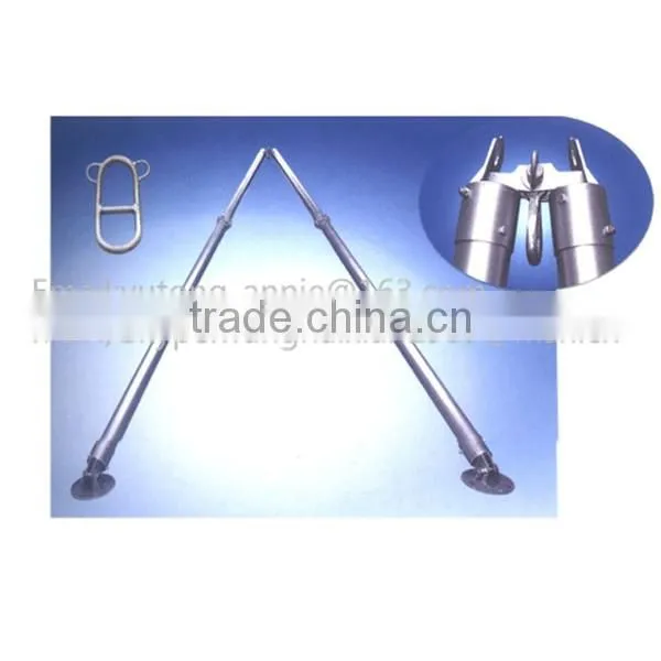 High quality aluminum alloy erecting pole machine