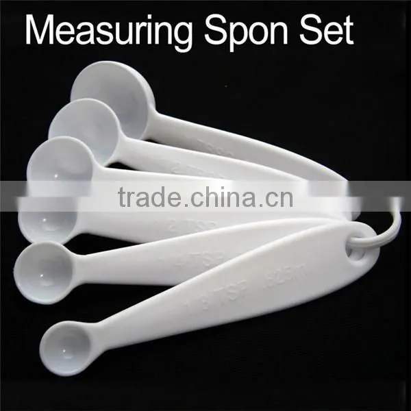 Hot Sale White 6 Set Plastic Measuring Scoop for Feed Baby, OEM Durable Hard PP Measuring Scoop, Custom Mini Scoop China Maker photo-3