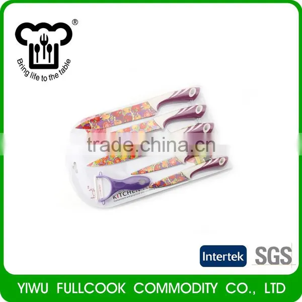 Most Popular Custom Design Vegetable Knife Set With Peeler Scissor photo-2