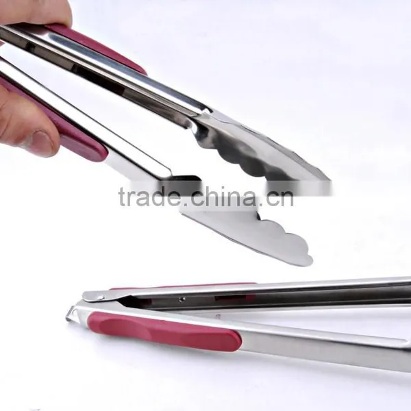 Kitchen Food Tong Heat Resistant Stainless Steel Tongs for Barbecue photo-3