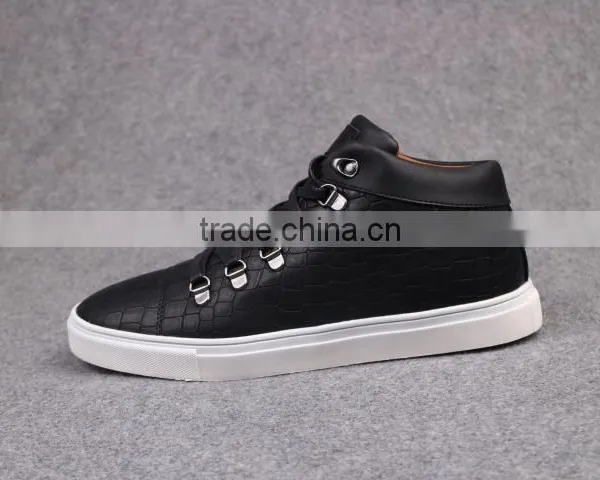 Liquidation Closeouts Men High Top pu Board Shoes With Low Price photo-2