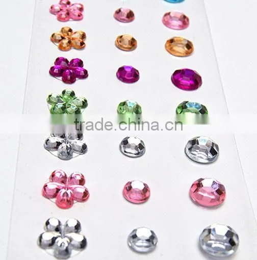 Crafts Gem Stickers, Well-being and Charming Crystal Stickers, Rhinestone Stickers photo-4