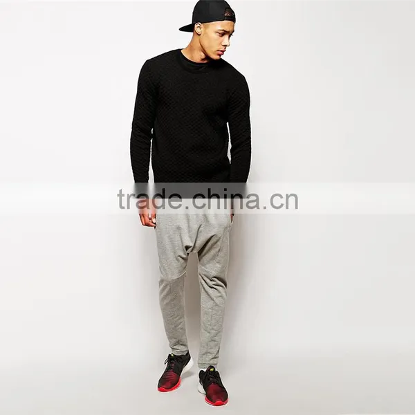 Mens Wholesale Casual Drop Crotch Joggers Latest Design Jogger Pant for Men photo-3