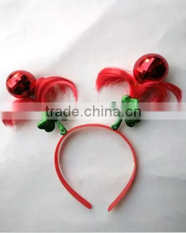 Lovely Christmas Hat and Christmas Tree Hairbands Diy Handmade Christmas Hair Jewelry for Christmas Party Gifts photo-5