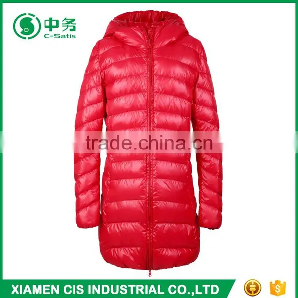 Morden Style Long Length Winter Warm Goose Down Coat for Women photo-2