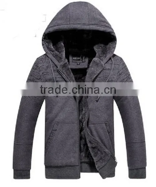 2016 New China Wholesale Fashion Hot Sale Good Quality Low Price Warmth Zipper Hoody photo-5