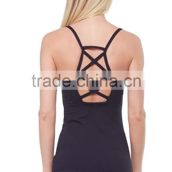 2016 Womens Yoga Gym Wear Bodybuilding Workout Yoga Tank Top photo-3