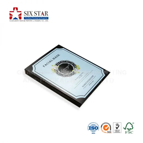 Cosmetic and Beauty Packaging Boxes for Facial Mask With Logo Printed in China photo-3