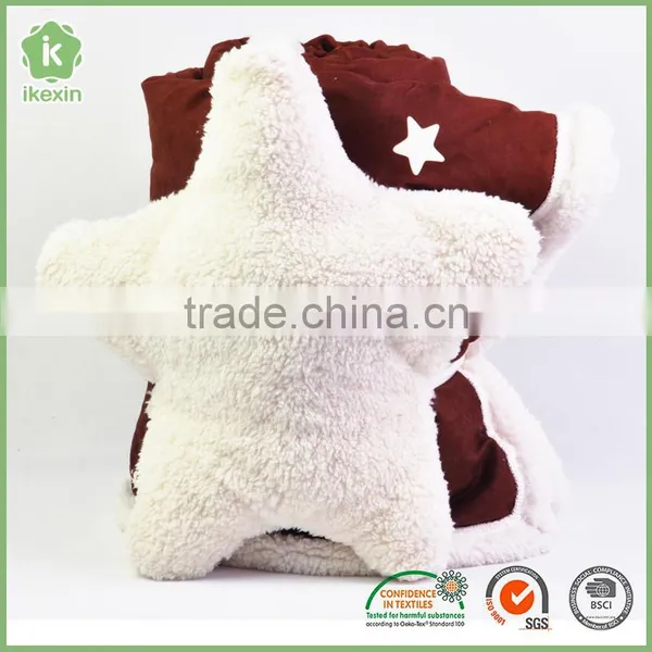 2016 New Design Star Blanket That Folds Into Pillow photo-3