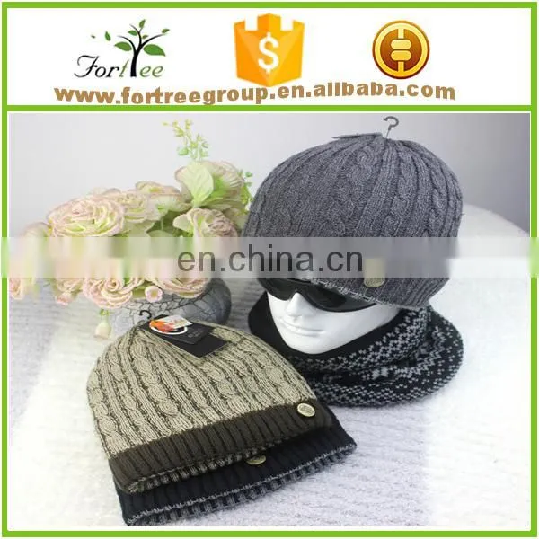 Winter Warm Bonnet,striped Knitted Headwear Beanie