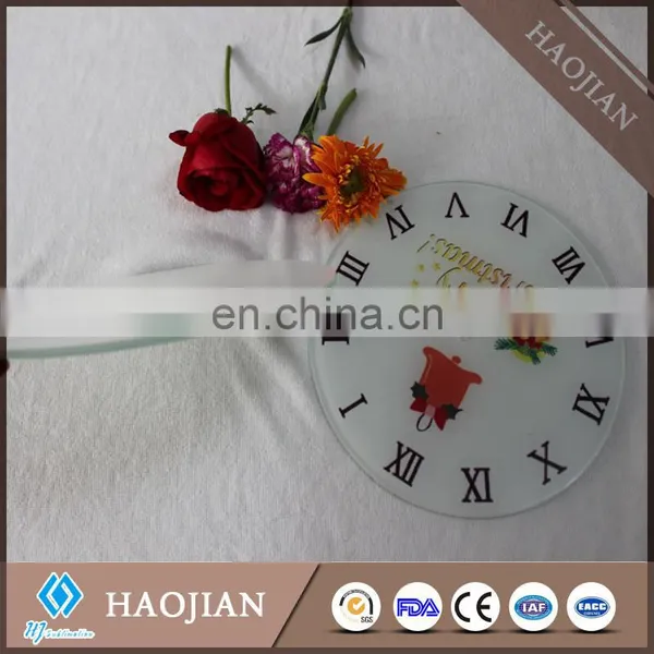 Tempered Glass Clock Sublimation Blank Table Clocks Cheap Table Clock Face photo-4