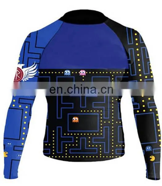 Custom Printed Sublimated Thermal Rash Guard photo-6