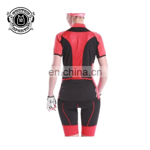 Blank Black and Red OEM Design Sublimation Cycling Jersey 2017 photo-3