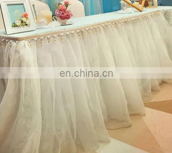 Simple Organza Styles of Table Skirting photo-3