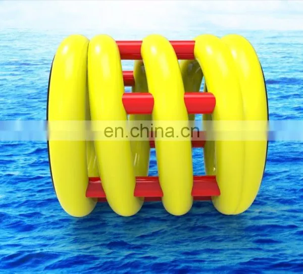 2017 Newest Design Customized Inflatable Cylinder Water Walking Roller Game photo-2