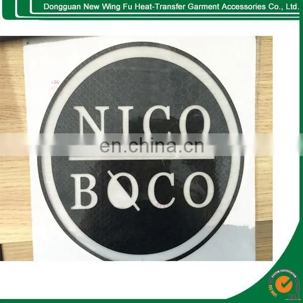 2015 Fashion Good Quality Leather Cutting Heat Transfer Label for Cloth