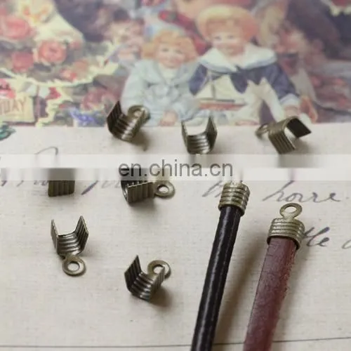 Hot Selling 2015 Ends Fastener Brass Metal Clasps Gold Cord End photo-2