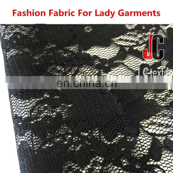 Thin Silk Slip Lace Trim Dentelle Lace Fabric Elastic Dyeing Fashion Lace Fabric photo-6