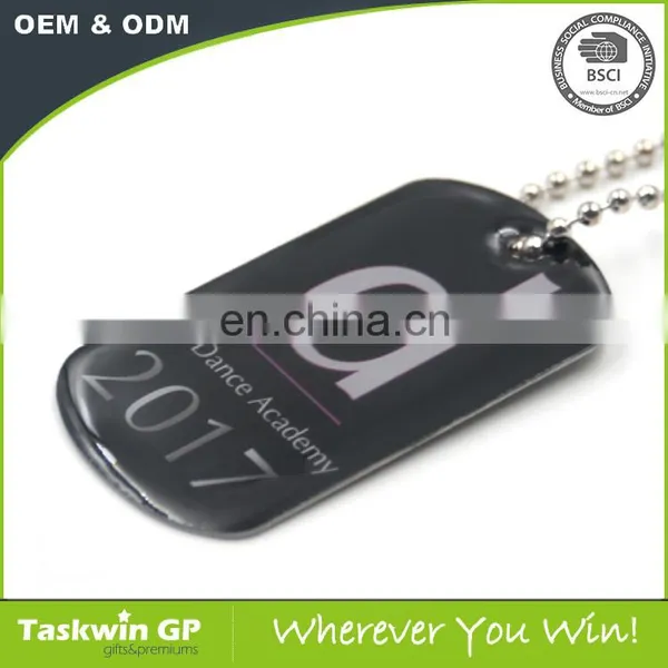 2017 Cross Competitive Price Black Colored Military Soft Enamel Metal Tag Dogs photo-3