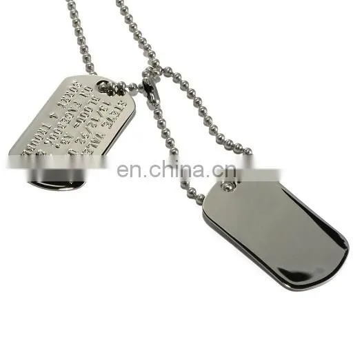 Stainless Steel Dog id Tags Necklace