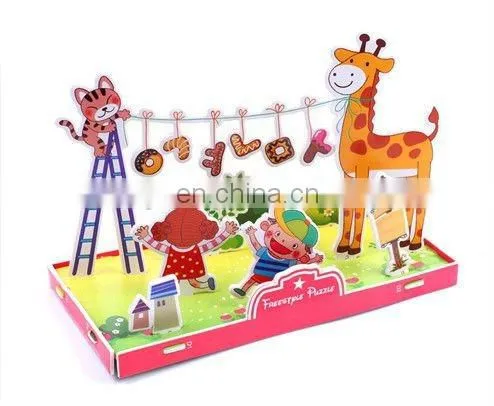 3D Diy Eps Foam Cartoon Puzzle Building
