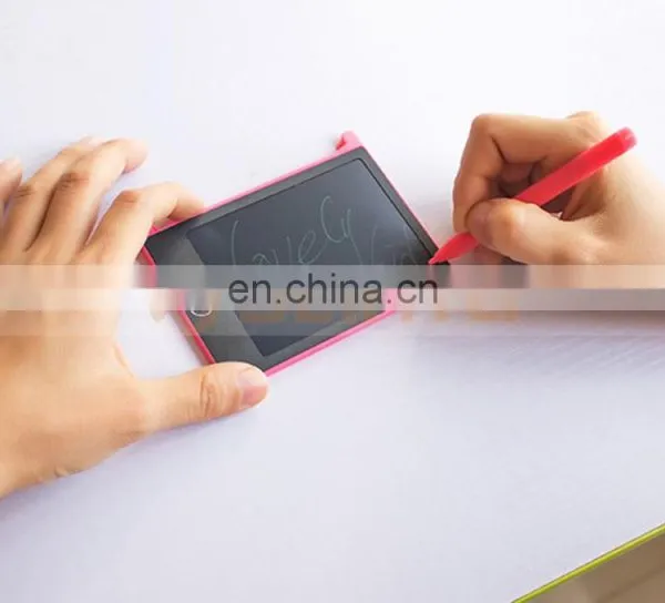 Digital LCD Graffiti Drawing Notepad Kids Erasable Writing Board With Eraser Lock photo-2