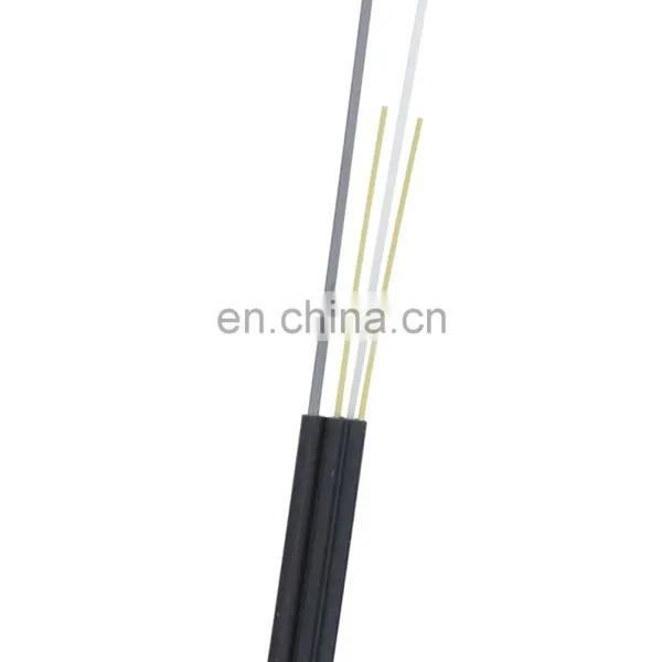 Bow-type FTTH Indoor Outdoor Fiber Optical Cable For Fiber To The Home Drop Cable 1 2 Core