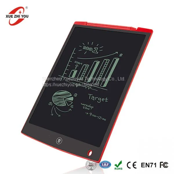 LCD Writing Tablet 12 Inch Electronic Writing Pad LCD Writing Board Rewritten Kids Drawing Toys