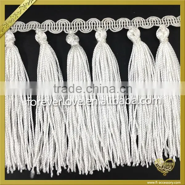 New Design 100% Silk Long Tassel Wholesale FT-007 photo-4