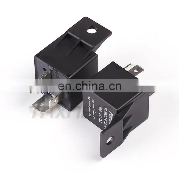 1Pcs/set Automotive Relay 12V 80A 4Pin 5Pin Wide Pin SPDT Car Automotive Relay With Relay Socket for Car Modification photo-2