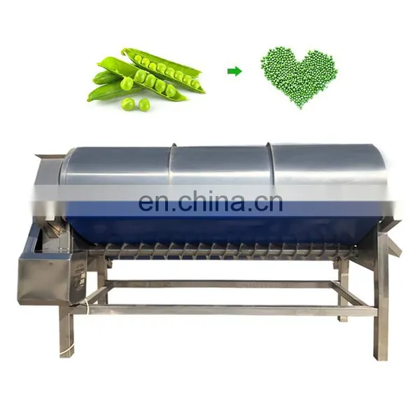 Green Pea Peeler Sheller Peeling Machine