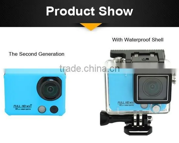 2.0inch 50M Waterproof RF Remote 2K WIFI Action Camera With 1920x1440@30FPS 1920x1080@60FPS 1280x720@120FPS photo-6