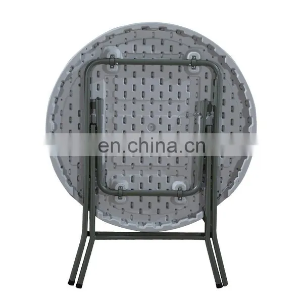 Adjustable Height Folding Table Legs Low Price Outdoor Wall Mounted Folding Iron Table 8ft Multifunctional Folding Table Frame photo-3