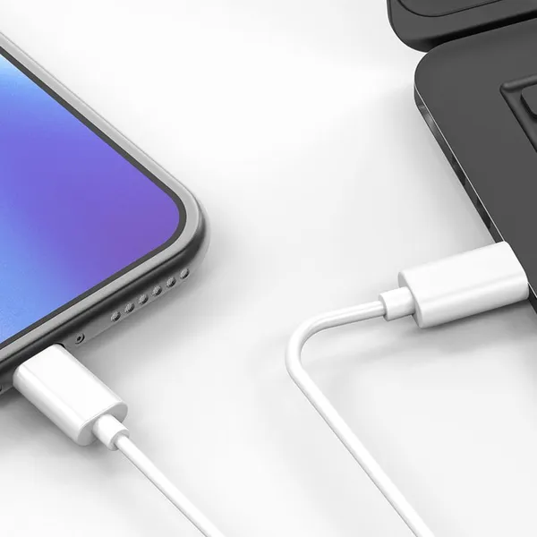 White Original Usbc to Lightning Cable for Apple Iphone 12 13 Fast Charger Mfi Certified Factory photo-4