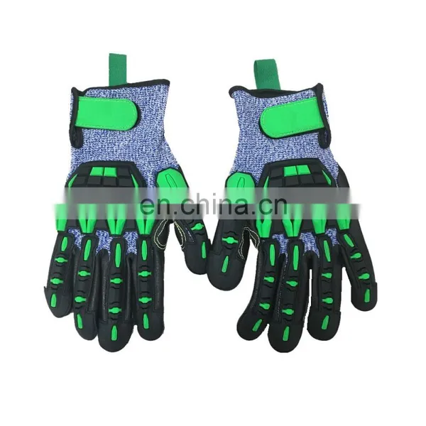 High Performance TPR Impact Mechanical Anti Cut Gloves photo-5