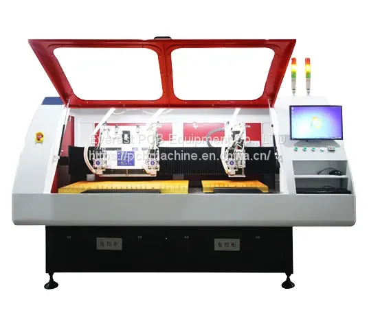 CNC-Фрезерно-сверлильная машина для печатных плат с высокой скоростью и 3 шпинделями
