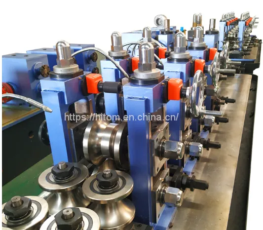 Round Pipe Making Machinery Carbon Steel High Precision ERW Tube Mill Line photo-3
