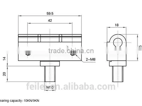 Flei Brand ROHS Zinc Plated Door Screw Fix Hinges photo-6