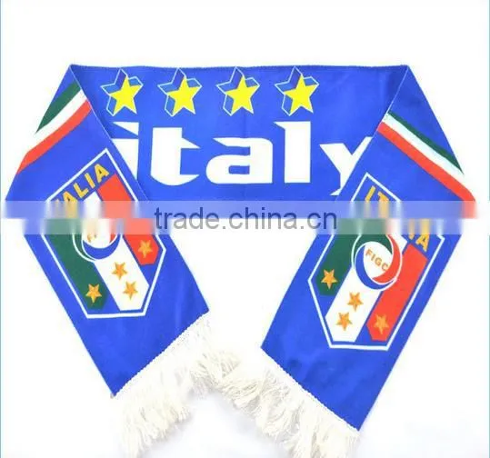 Soccer Fan Scarf, Custom Print Knitted Football Scarf photo-5