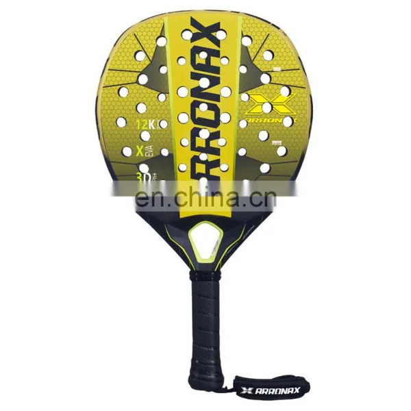 2024 New ARRONAX Padel Racket Carbon Fiber Surface With EVA Memory Flex Foam Core Padel Tennis Racquets Lightweight photo-2