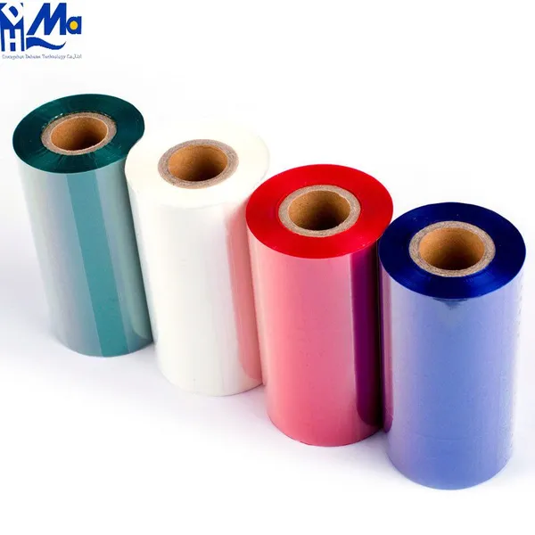 110mm*300m Color Print Premium Wax Resin Barcode TTR Tto Ink Labels Thermal Transfer Printer Ribbon photo-5