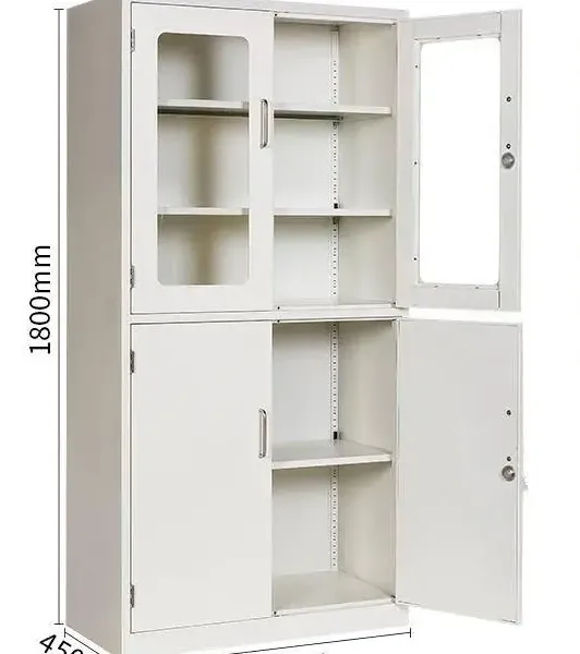All-Steel Medicine Cabinet Reagent Cabinet Laboratory Glassware Cabinet School and Hospital Instrument Cabinet